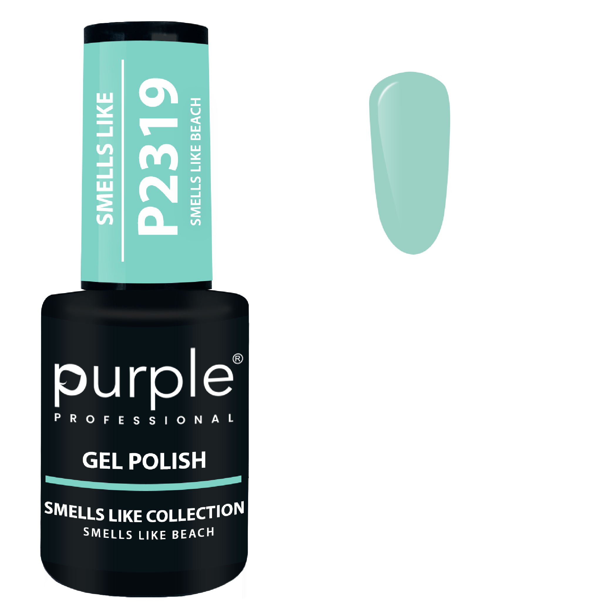 PURPLE - Verniz Gel Verdes 10ml Smells Like Beach - P2319